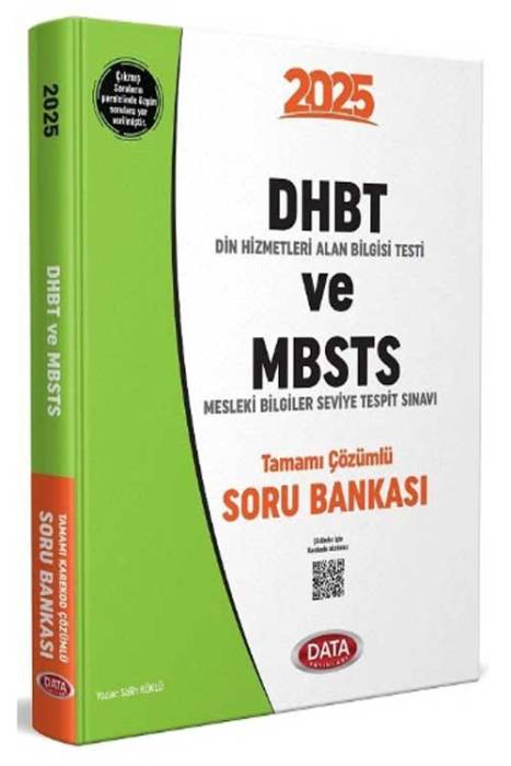 2025 DHBT MBSTS Soru Bankası Çözümlü Data Yayınları