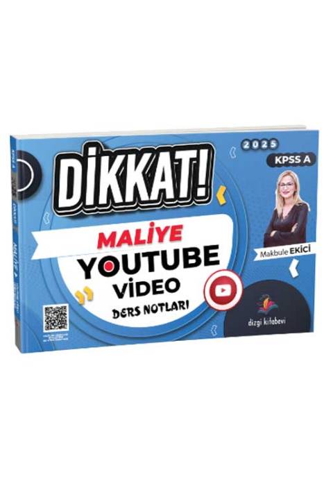 2025 Dikkat Maliye Video Ders Notları Dizgi Kitap Yayınları