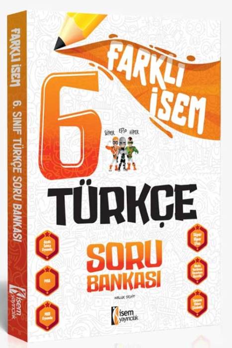 2025 Farklı İsem 6. Sınıf Türkçe Soru Bankası İsem Yayıncılık