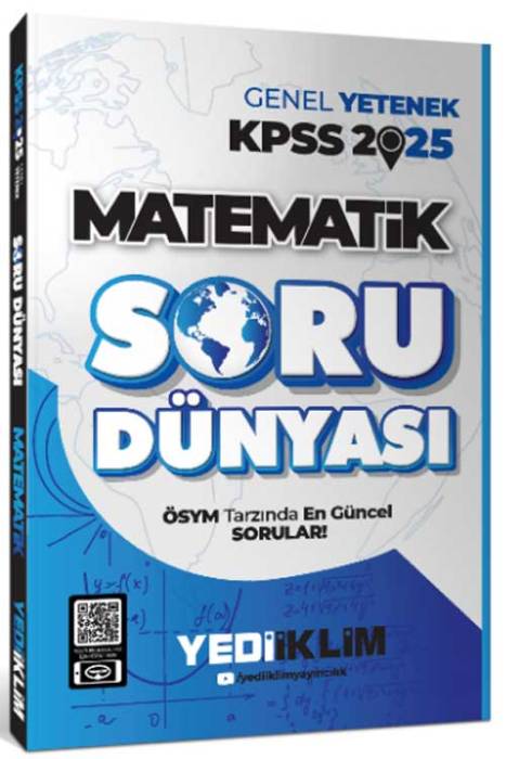 2025 Genel Kültür Matematik Soru Dünyası Yediiklim Yayınları