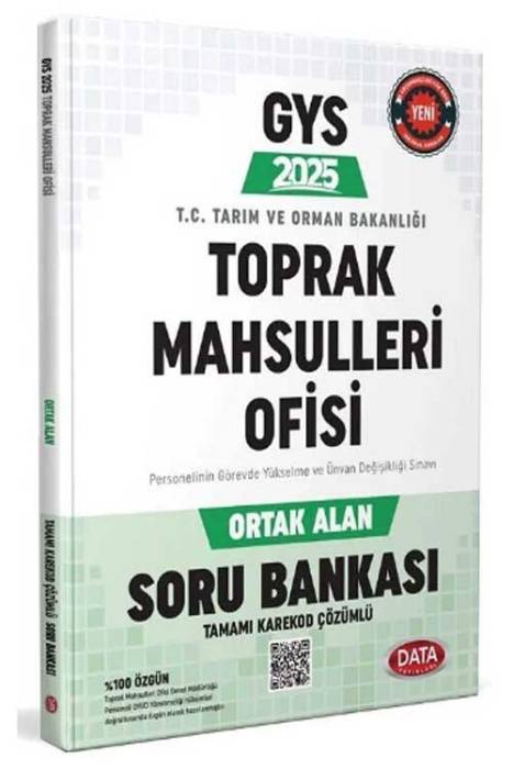 2025 GYS Tarım ve Orman Bakanlığı Toprak Mahsulleri Ofisi Ortak Konular Soru Bankası Çözümlü Görevde Yükselme Data Yayınları