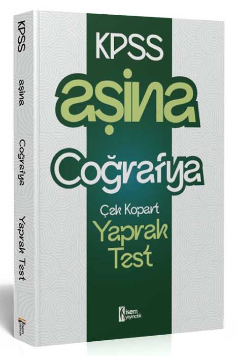 2025 KPSS Aşina Coğrafya Çek Kopart Yaprak Test İsem Yayıncılık