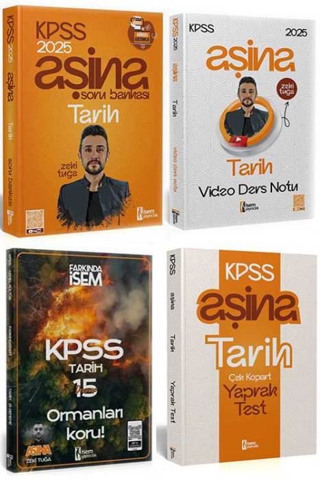 2025 KPSS Aşina Tarih Kazandıran Set İsem Yayıncılık