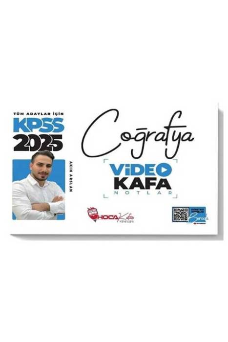 2025 KPSS Coğrafya Video Kafa Notlar Hoca Kafası Yayınları