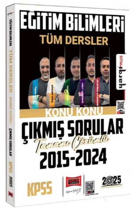 2025 KPSS Eğitim Bilimleri Çıkmış Sorular 2015-2024 Konularına Göre Çözümlü Yargı Yayınları