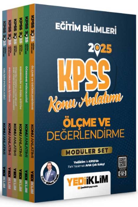 2025 KPSS Eğitim Bilimleri Konu Anlatımlı Modüler Set Yediiklim Yayınları