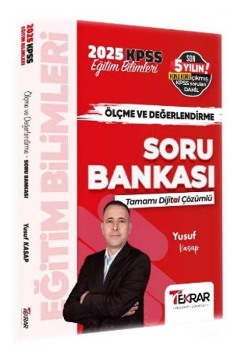 2025 KPSS Eğitim Bilimleri Ölçme ve Değerlendirme Soru Bankası Çözümlü Tekrar Akademi Yayınları