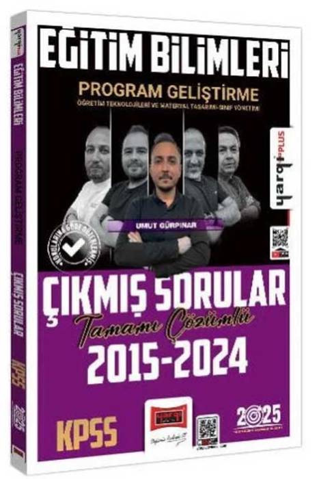 2025 KPSS Eğitim Bilimleri Program Geliştirme Çıkmış Sorular Çözümlü Yargı Yayınları