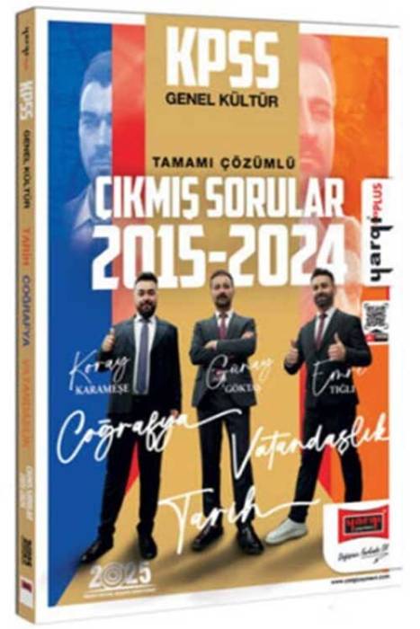 2025 KPSS Genel Kültür Konularına Göre Düzenlenmiş Tamamı Çözümlü Çıkmış Sorular 2015 - 2024 Yargı Yayınları