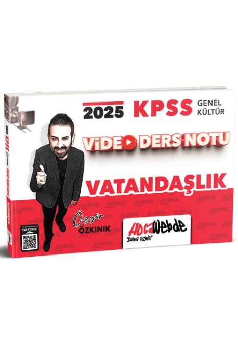 2025 KPSS Genel Kültür Vatandaşlık Video Ders Notu HocaWebde Yayınları