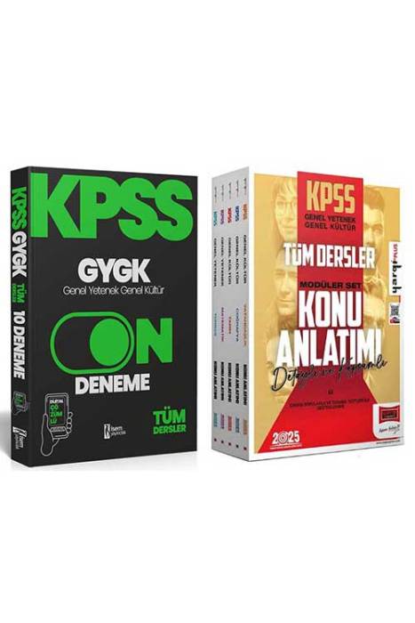 2025 KPSS GYGK Konu Anlatımı - Deneme Seti İsem Yayıncılık ve Yargı Yayınları