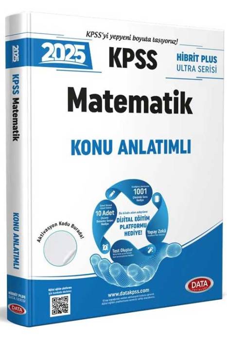 2025 KPSS Hibrit Plus Ultra Serisi Matematik Konu Anlatımlı Data Yayıları