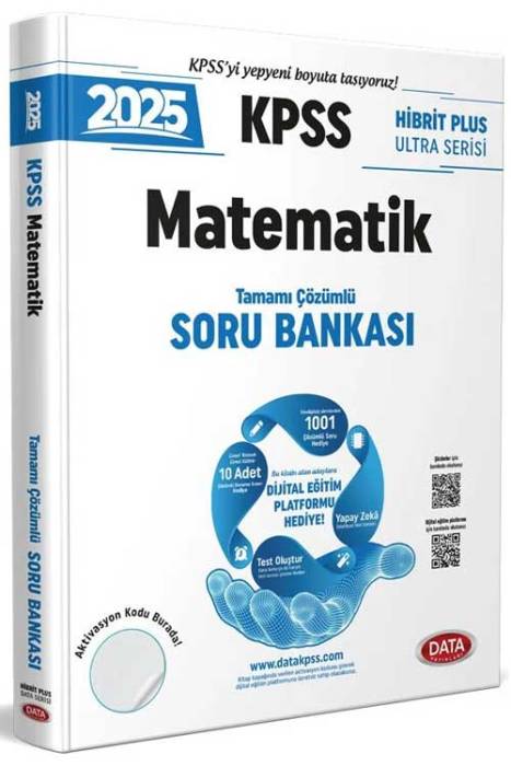 2025 KPSS Hibrit Plus Ultra Serisi Matematik Soru Bankası - Karekod Çözümlü Data Yayınları