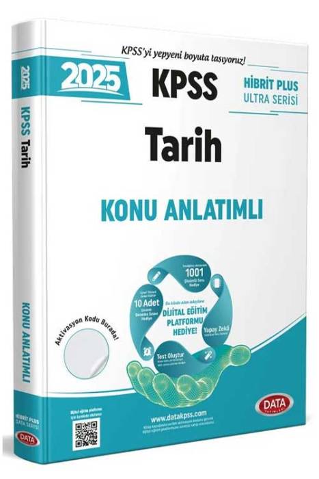 2025 KPSS Hibrit Plus Ultra Serisi Tarih Konu Anlatımlı Data Yayınları