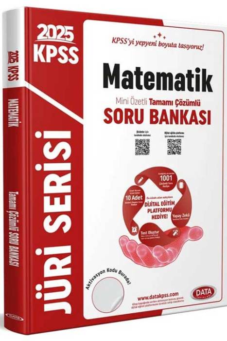 2025 KPSS Jüri Serisi Matematik Mini Özetli Tamamı Çözümlü Soru Bankası Data Yayınları