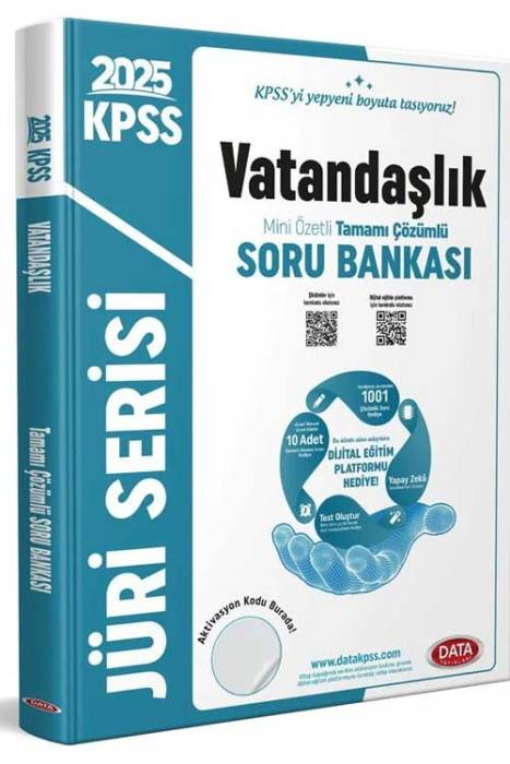 2025 KPSS Juri Serisi Vatandaşlık Mini Özetli Tamamı Çözümlü Soru Bankası Data Yayınları