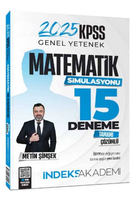 2025 KPSS Matematik 15 Deneme Çözümlü İndeks Akademi Yayınları