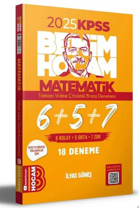 2025 KPSS Matematik Tamamı Çözümlü 6+5+7 Deneme Benim Hocam Yayınları