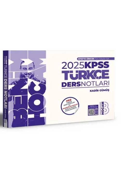 2025 KPSS Türkçe Ders Notları Benim Hocam Yayınları