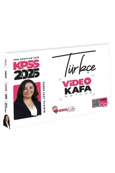 2025 KPSS Türkçe Video Kafa Notlar Hoca Kafası Yayınları