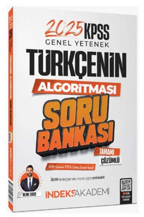 2025 KPSS Türkçenin Algoritması Soru Bankası Çözümlü İndeks Akademi Yayınları