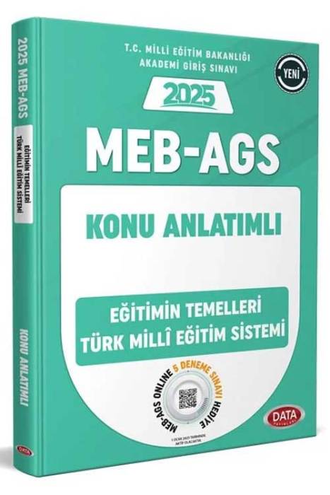 2025 MEB - AGS Eğitimin Temelleri - Türk Milli Eğitim Sistemi Konu Anlatımlı Data Yayınları