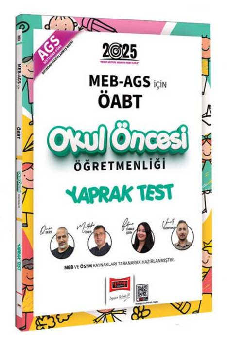 2025 MEB AGS İçin ÖABT Okul Öncesi Öğretmenliği Yaprak Test Yargı Yayınları