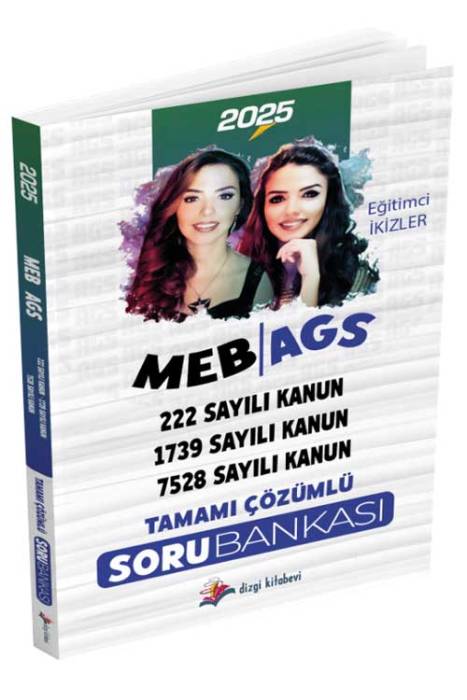 2025 MEB AGS Mevzuat (222, 1739, 7528 Sayılı Kanun) Tamamı Çözümlü Soru Bankası Eğitimci İkizler Dizgi Kitap Yayınları