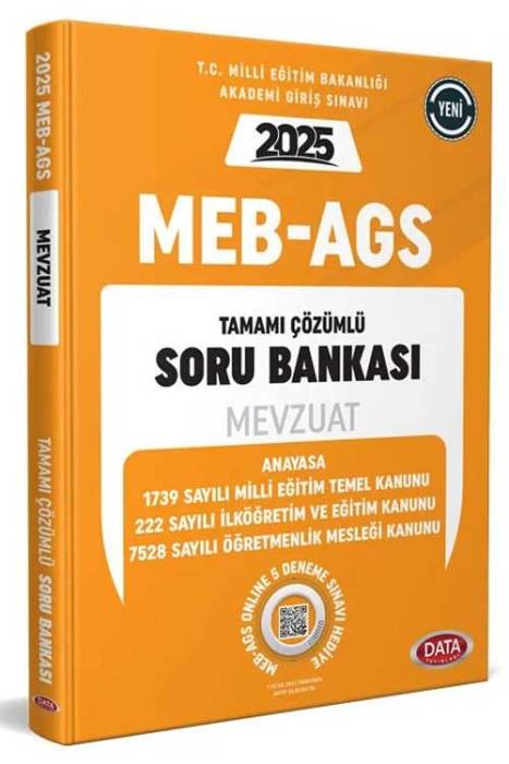 2025 MEB - AGS Mevzuat Soru Bankası Data Yayınları