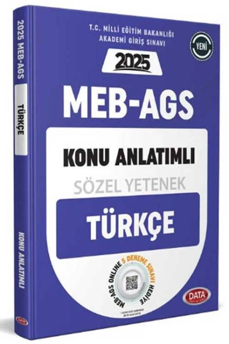 2025 MEB - AGS Sözel Yetenek (Türkçe) Konu Anlatımlı Data Yayınları