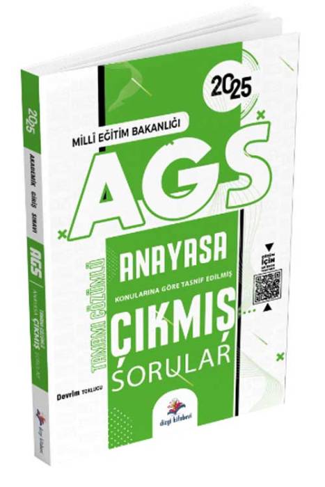 2025 MEB – AGS Tamamı PDF Çözümlü Anayasa Çıkmış Sorular Dizgi Kitap Yayınları