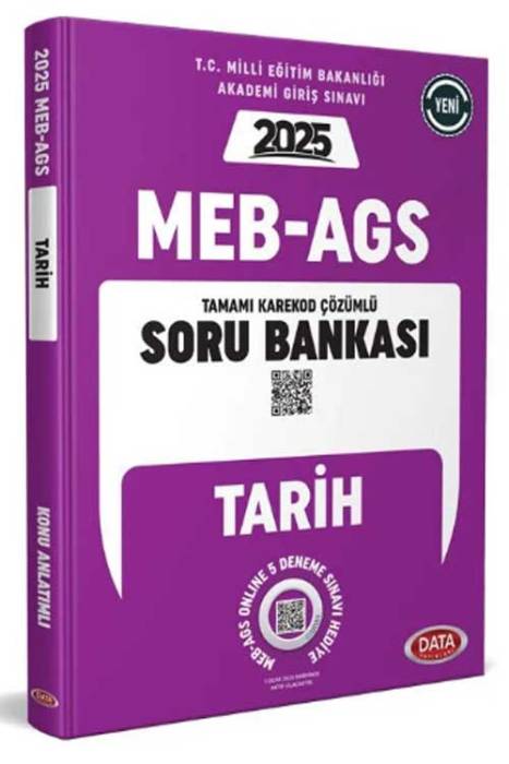 2025 MEB - AGS Tarih Soru Bankası - Karekod Çözümlü Data Yayınları