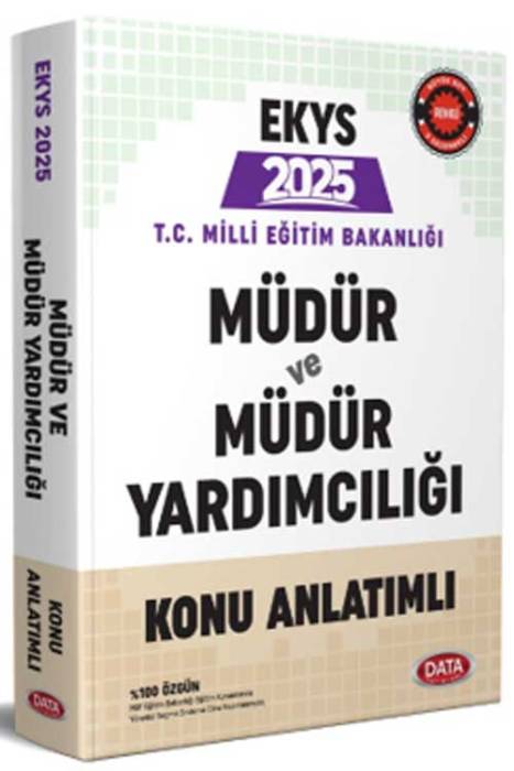 2025 MEB EKYS Müdür ve Yardımcılığı Konu Anlatımlı Data Yayınları