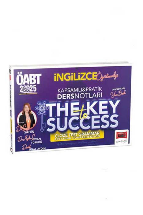 2025 ÖABT İngilizce Öğretmenliği Kapsamlı Pratik Ders Notları The Key Success Cloze Test Grammar & Reading Comprehension Yargı Yayınları