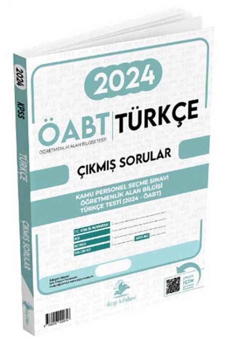 2025 ÖABT Türkçe QR PDF Çözümlü Sınavı Tek Fasikül Orijinal Çıkmış Sorular Dizgi Kitap Yayınları