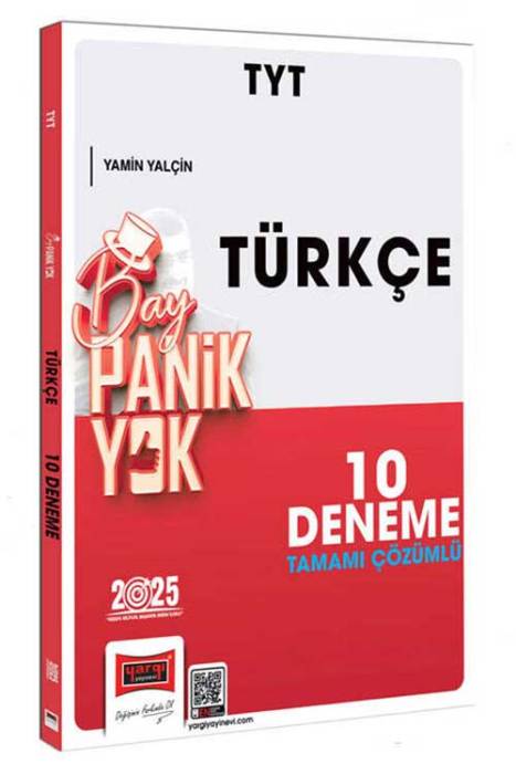 2025 TYT Tamamı Çözümlü Panik Yok Türkçe 10 Deneme Yargı Yayınları