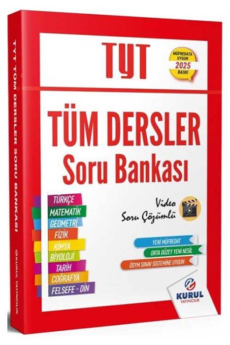 2025 TYT Tüm Dersler Soru Bankası Kurul Yayınları