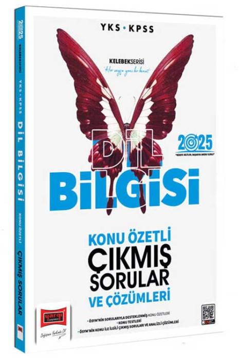 2025 YKS KPSS Kelebek Serisi Dil Bilgisi Konu Özetli Çıkmış Sorular ve Çözümleri Yargı Yayınları