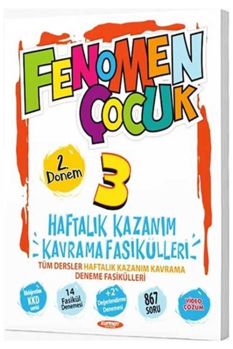 3. Sınıf 2. Dönem Haftalık Kazanım Kavrama Tüm Dersler 14 + 2 Fasikül Kurmay Yayınları