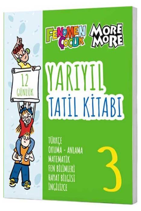 3. Sınıf Yarıyıl Tatil Kitabı Fenomen Yayınları