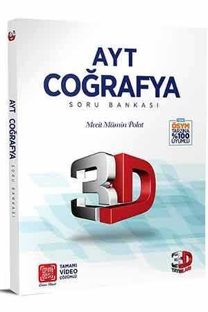 3D AYT Coğrafya Soru Bankası 3D Yayınları