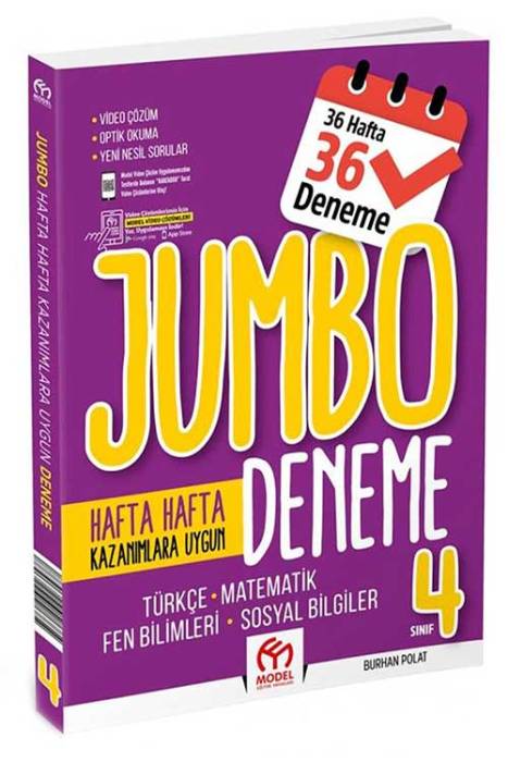 4. Sınıf Jumbo Tüm Dersler Deneme Model Eğitim Yayınları