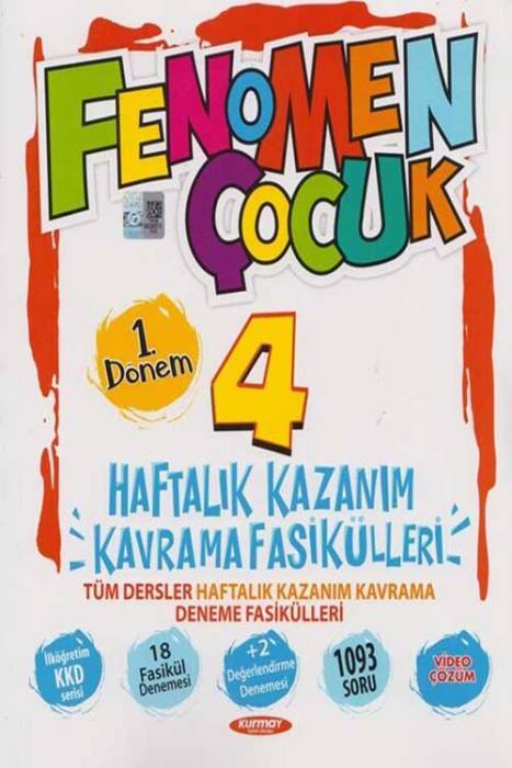 4. Sınıf Tüm Dersler 1. Dönem Haftalık Kazanım Kavrama Fasikülleri Kurmay Yayınları