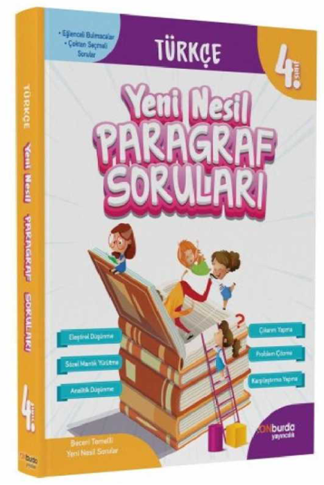 4. Sınıf Türkçe Yeni Nesil Paragraf Soruları Onburda Yayınları