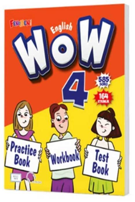 4. Sınıf Wow English Practice Book Workbook Test Book Fenomen Okul Gama Yayınları