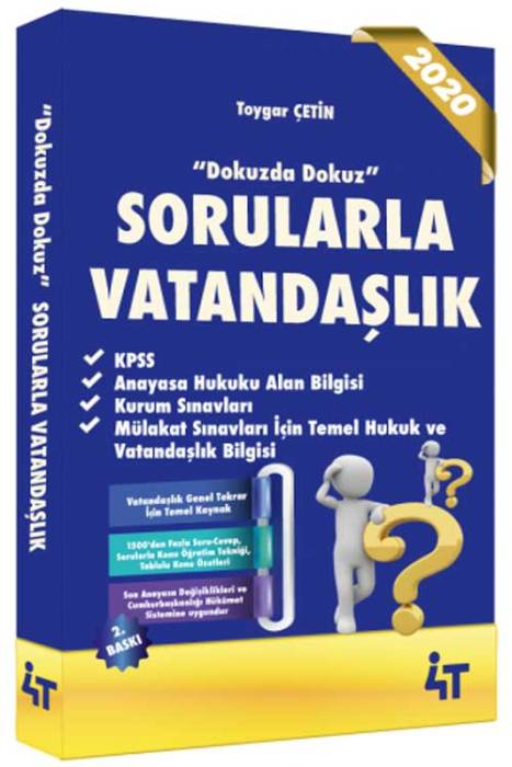 4T KPSS Sorularla Vatandaşlık Toygar Çetin 4T Yayınları