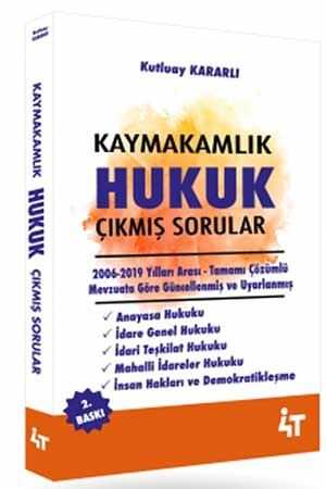 4T Kaymakamlık Hukuk Çıkmış Sorular 4T Yayınları