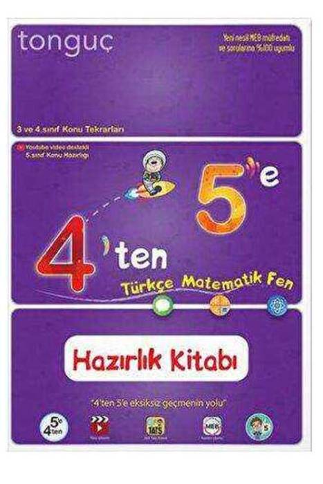 4`ten 5`e Hazırlık Kitabı Tonguç Akademi Yayınları