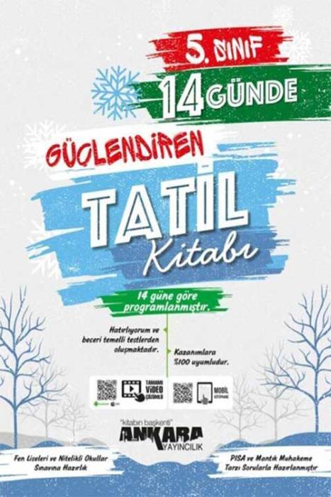 5. Sınıf 14 Günde Güçlendiren Tatil Kitabı Ankara Yayıncılık