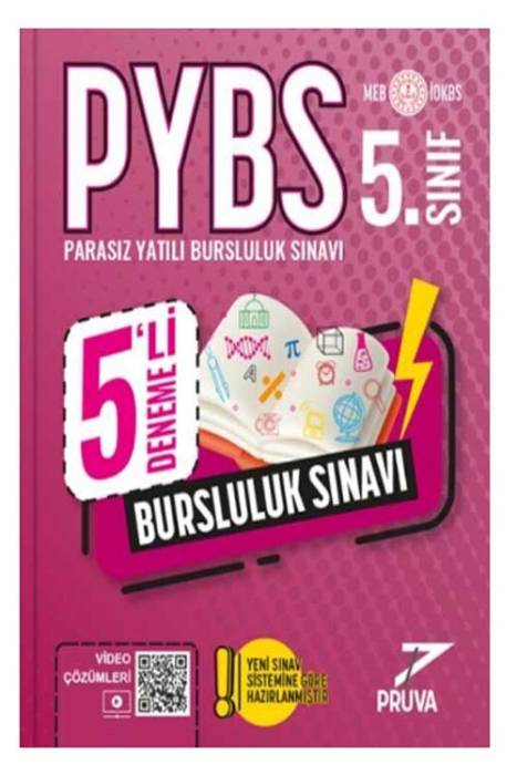 5. Sınıf 5 li Bursluluk Denemeleri Pruva Akademi Yayınları